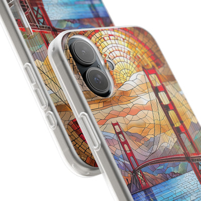 Crimson Arch Coast · Soft Custodia per iPhone