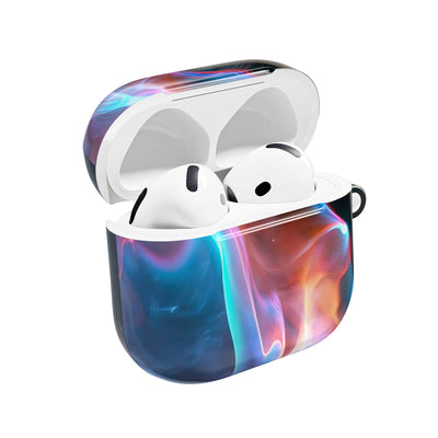 Neon Waveform · Hard Case for AirPods & AirPods Pro · Black