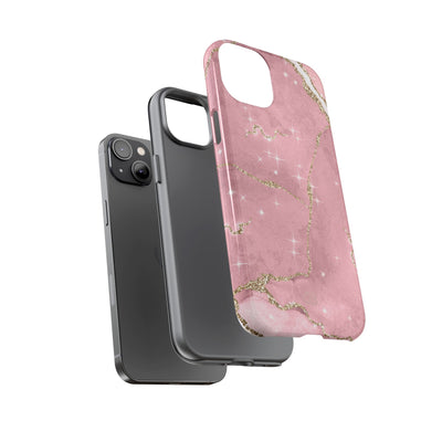 Rose Sparkle Marble · Tough Phone Case for iPhone