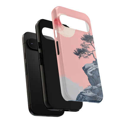 Crimson Moon Tree Google Pixel 9 Case - Tough
