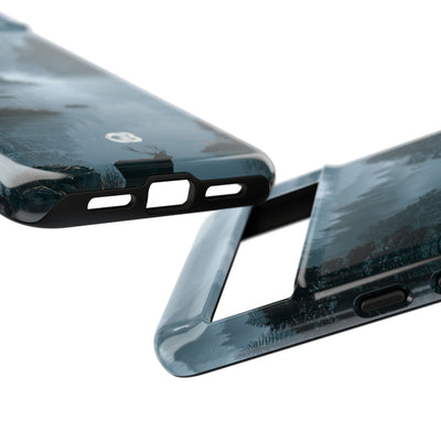 Silent Nordic Fjord · Tough Phone Case for Pixel ·  Blue