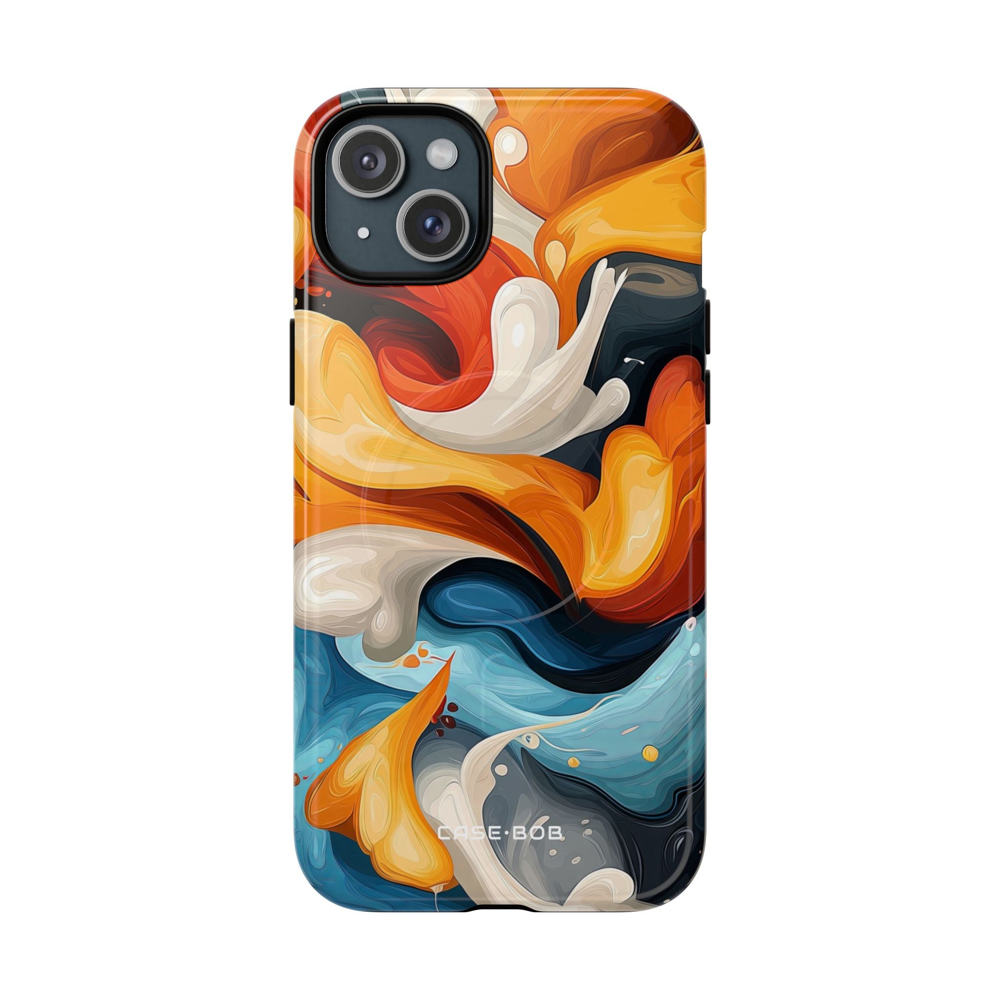 Crimson Ribbon iPhone 15 Plus Case - Tough+