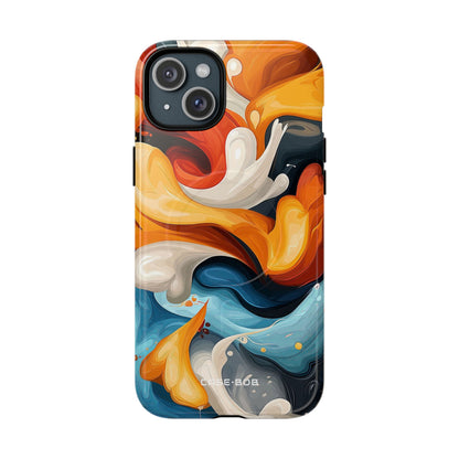 Crimson Ribbon iPhone 15 Plus Case - Tough+