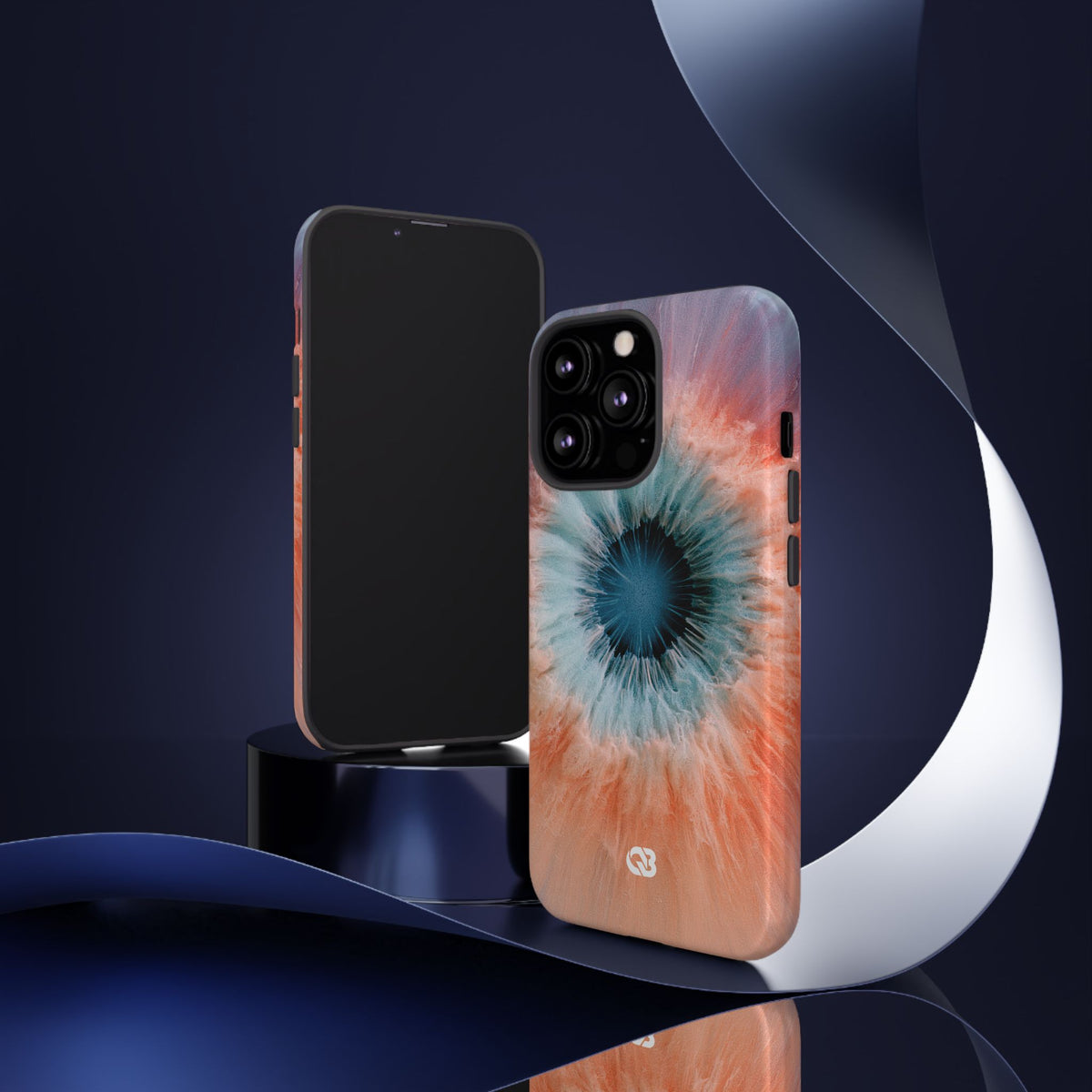 Radiant Aura Core · Tough Phone Case for iPhone · Orange