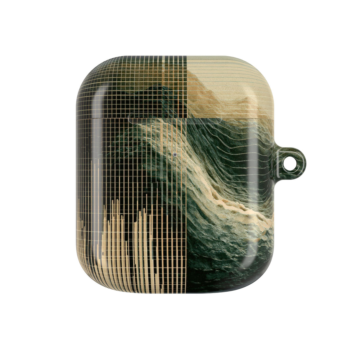 Orbital Topography · Hard Case for AirPods & AirPods Pro · Green