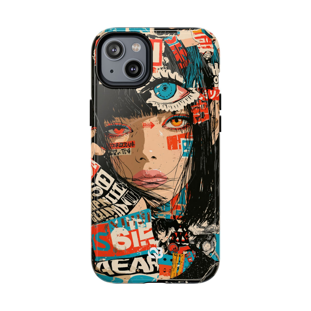 Shibuya Street Collage · Tough 2.0 Magnetic Phone Case for iPhone · Red