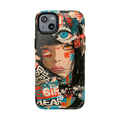 Shibuya Street Collage · Tough 2.0 Magnetic Phone Case for iPhone · Red