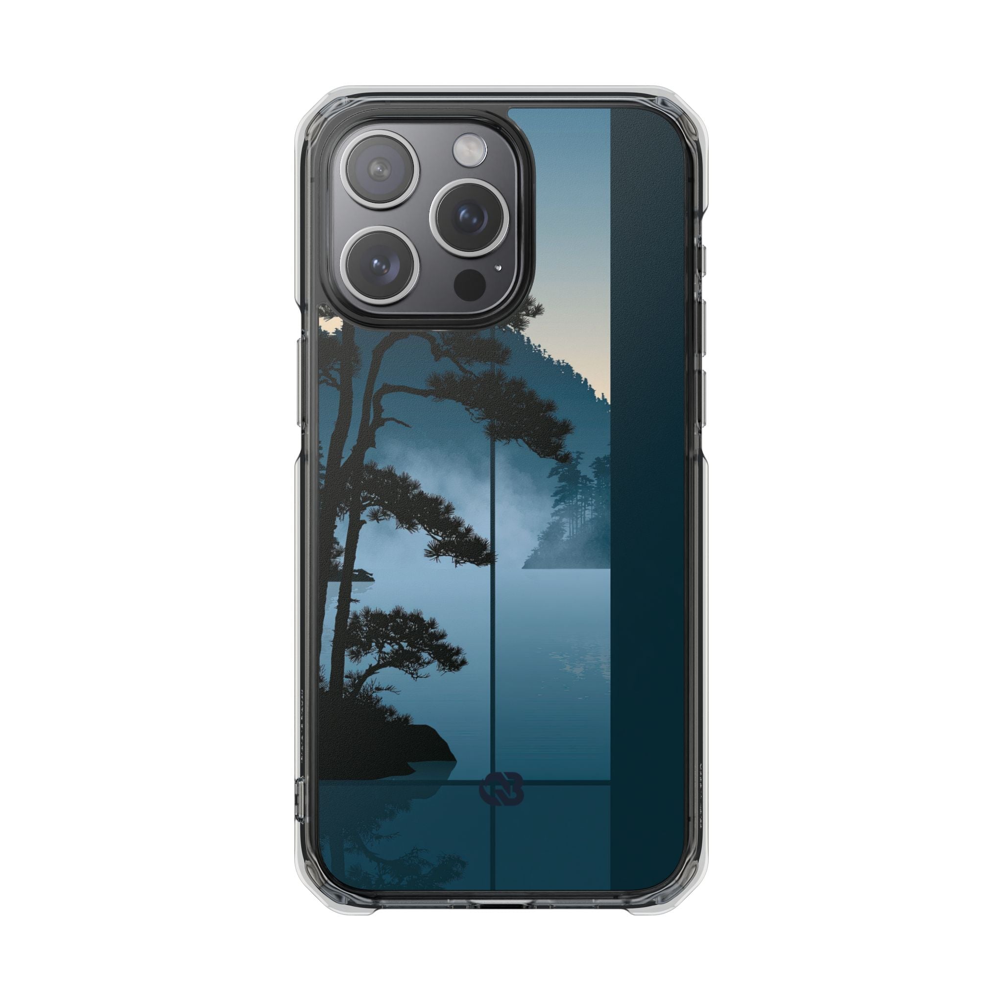 Blue Impact MagSafe Phone Case for iPhone - Kyoto Mist Pine