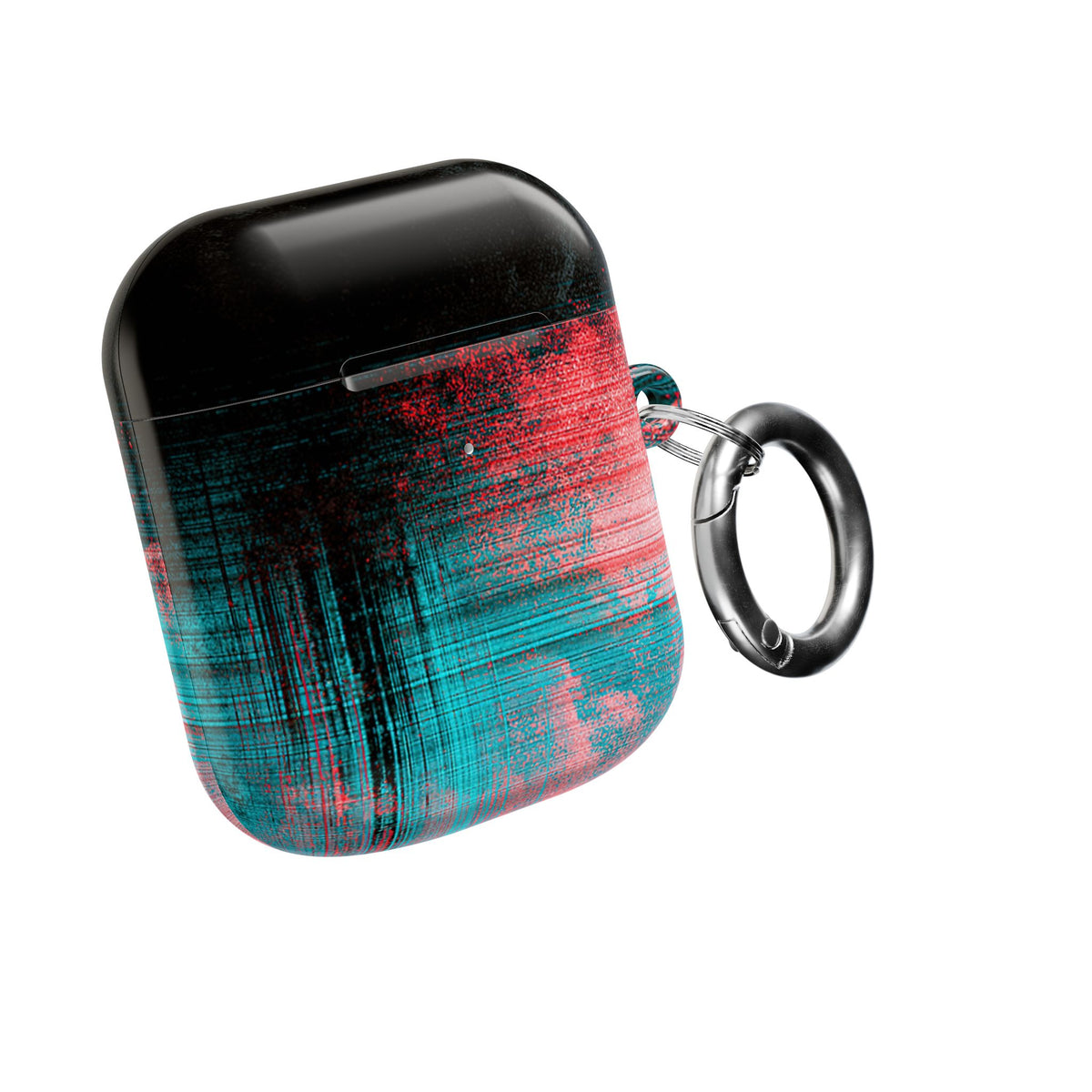 Digital Signal Drift · Hard Case for AirPods & AirPods Pro · Black