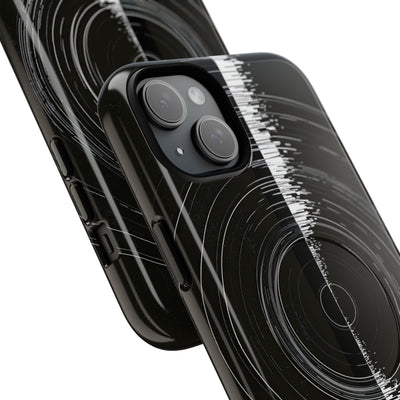 Black Tough 2.0 Magsafe Phone Case for iPhone - Obsidian Orbital Signal