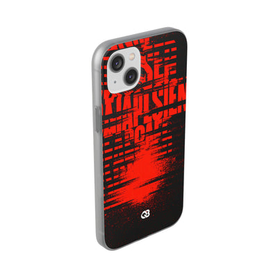 Crimson Redaction · Lite Phone Case for iPhone ·  Black