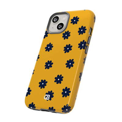 Navy Daisy Mustard · Tough Phone Case for iPhone