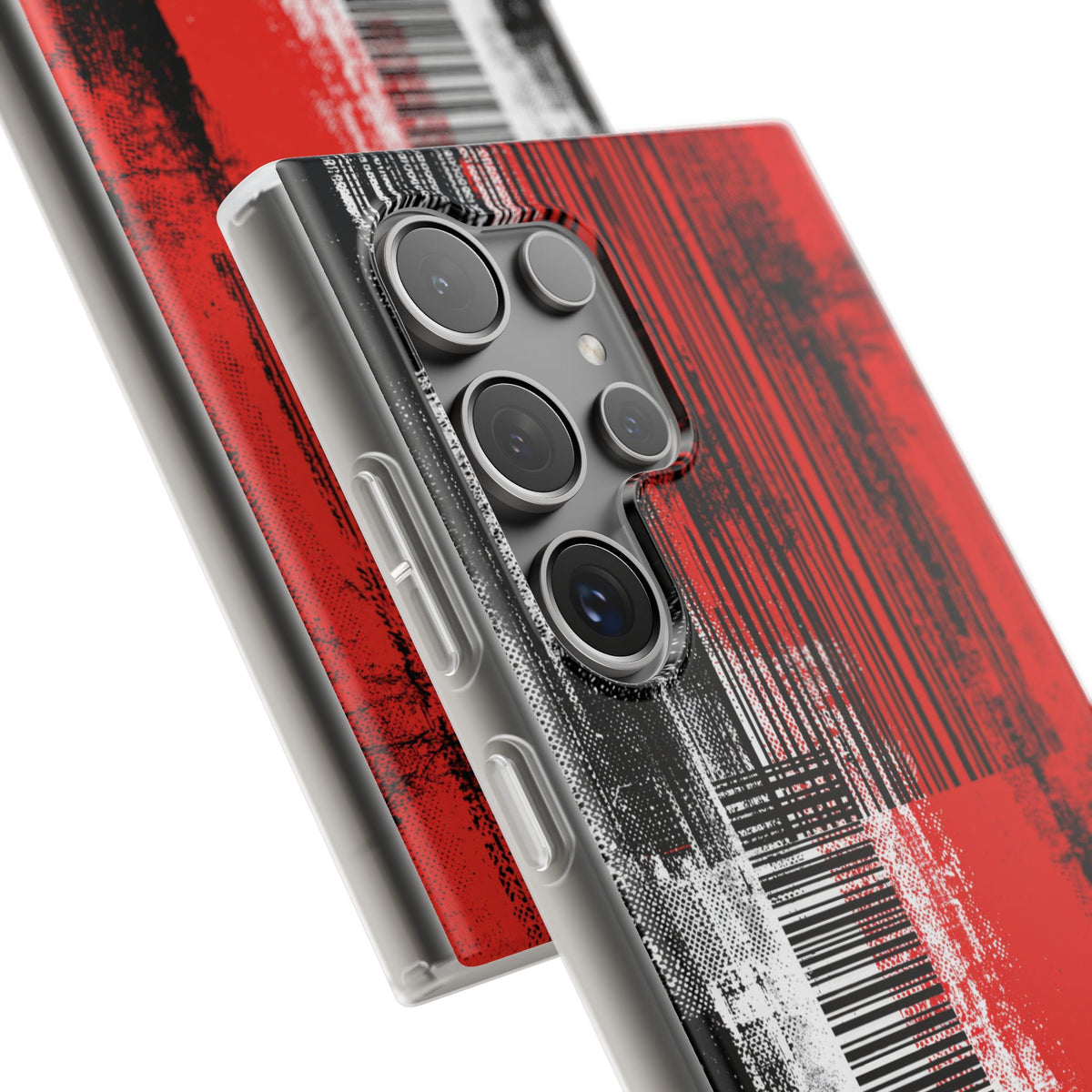 Distorted Barcode · Lite Phone Case for Samsung · Black