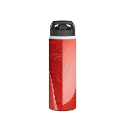 Crimson Contour · Insulated Water Bottle · Red