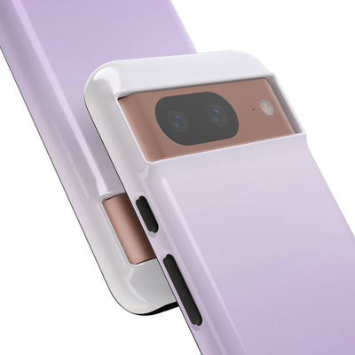 Purple Tough Phone Case for Google Pixel - Frosted Lavender Fade