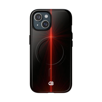 Red Tough 2.0 Magsafe Phone Case for iPhone - Crimson Flare Vector