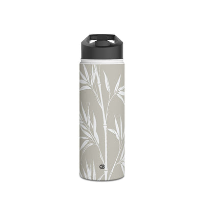 Serene Bamboo · Insulated Water Bottle · Beige