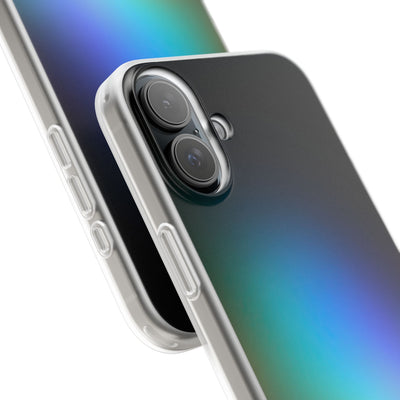 Black Lite Phone Case for iPhone - Electric Prism Grain
