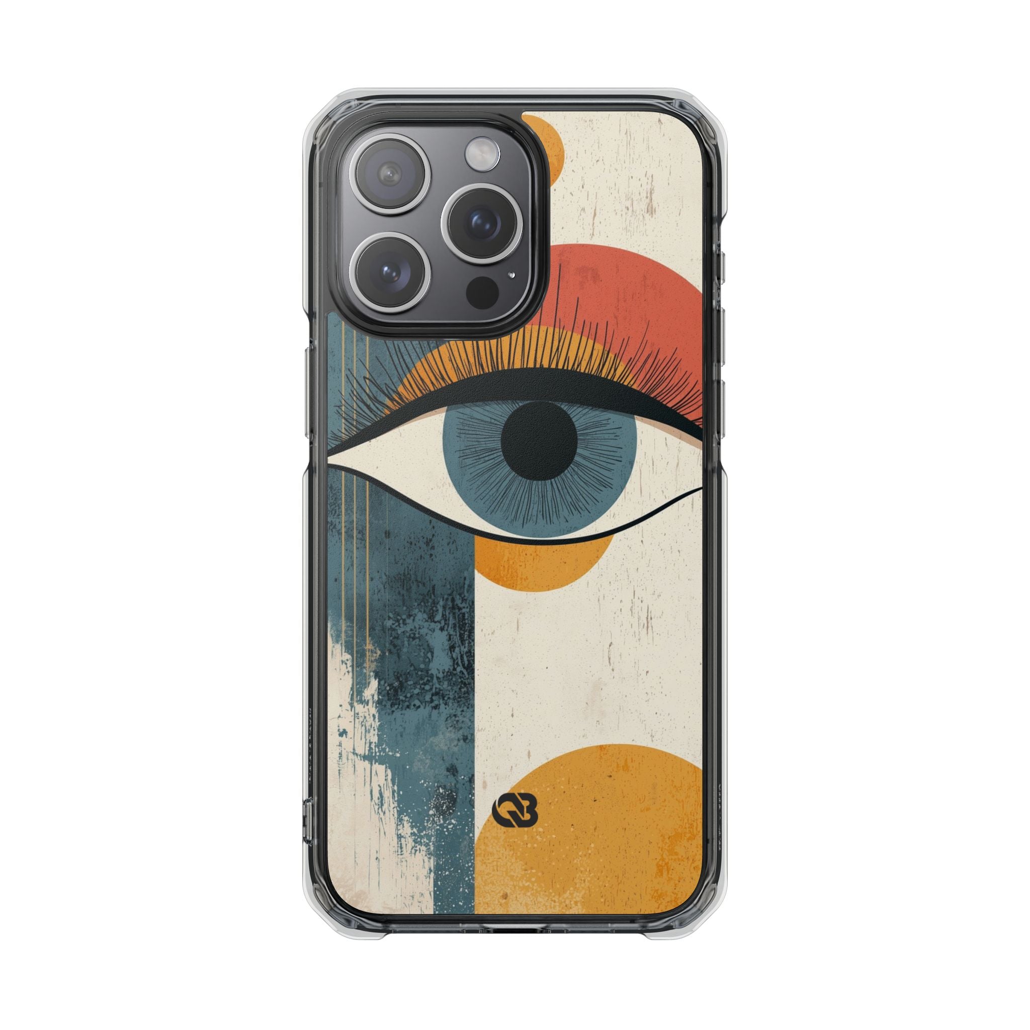 Distressed Azure Ocular · Impact Phone Case for iPhone · Magsafe