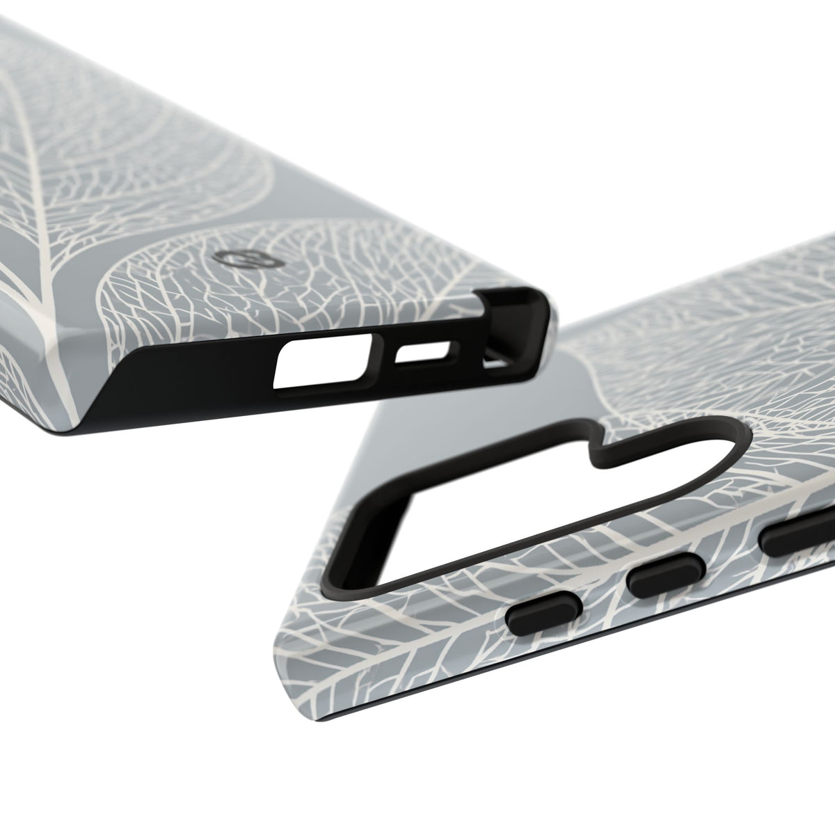 Minimal Leaf Skeleton · Tough Phone Case for Samsung · Grey