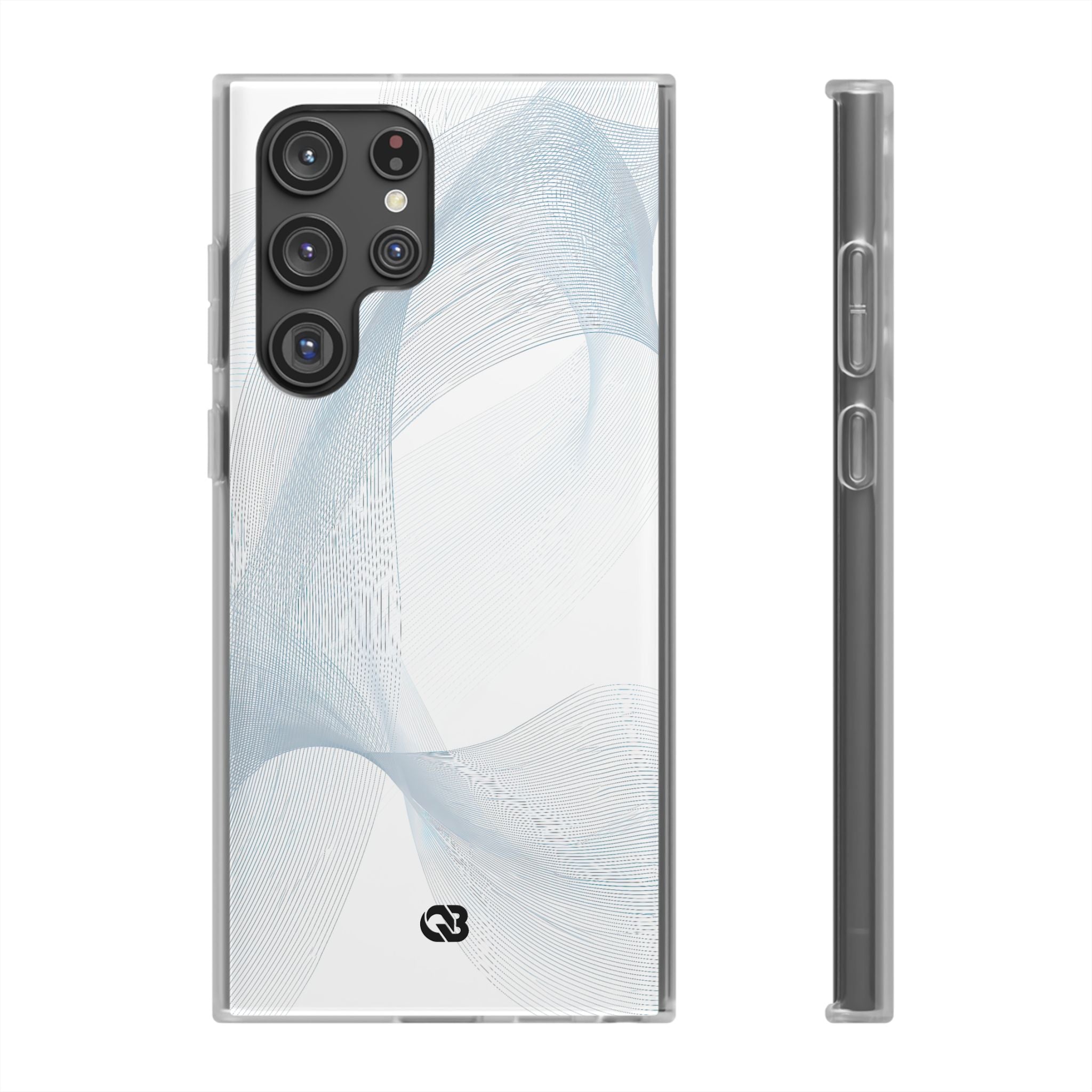 White Lite Phone Case for Samsung - Arctic Line Current