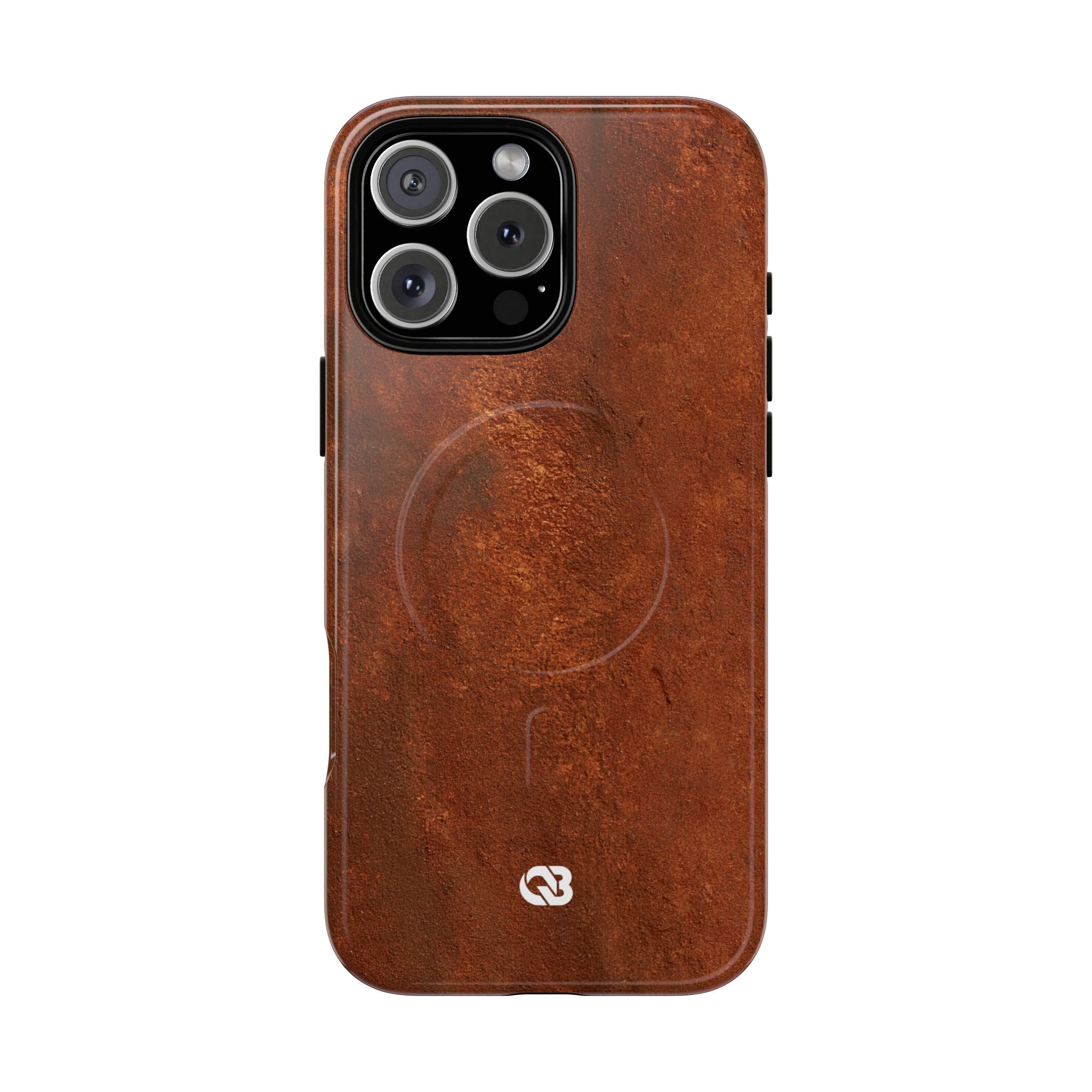 Orange Tough 2.0 Magsafe Phone Case for iPhone - Oxidized Iron Crust