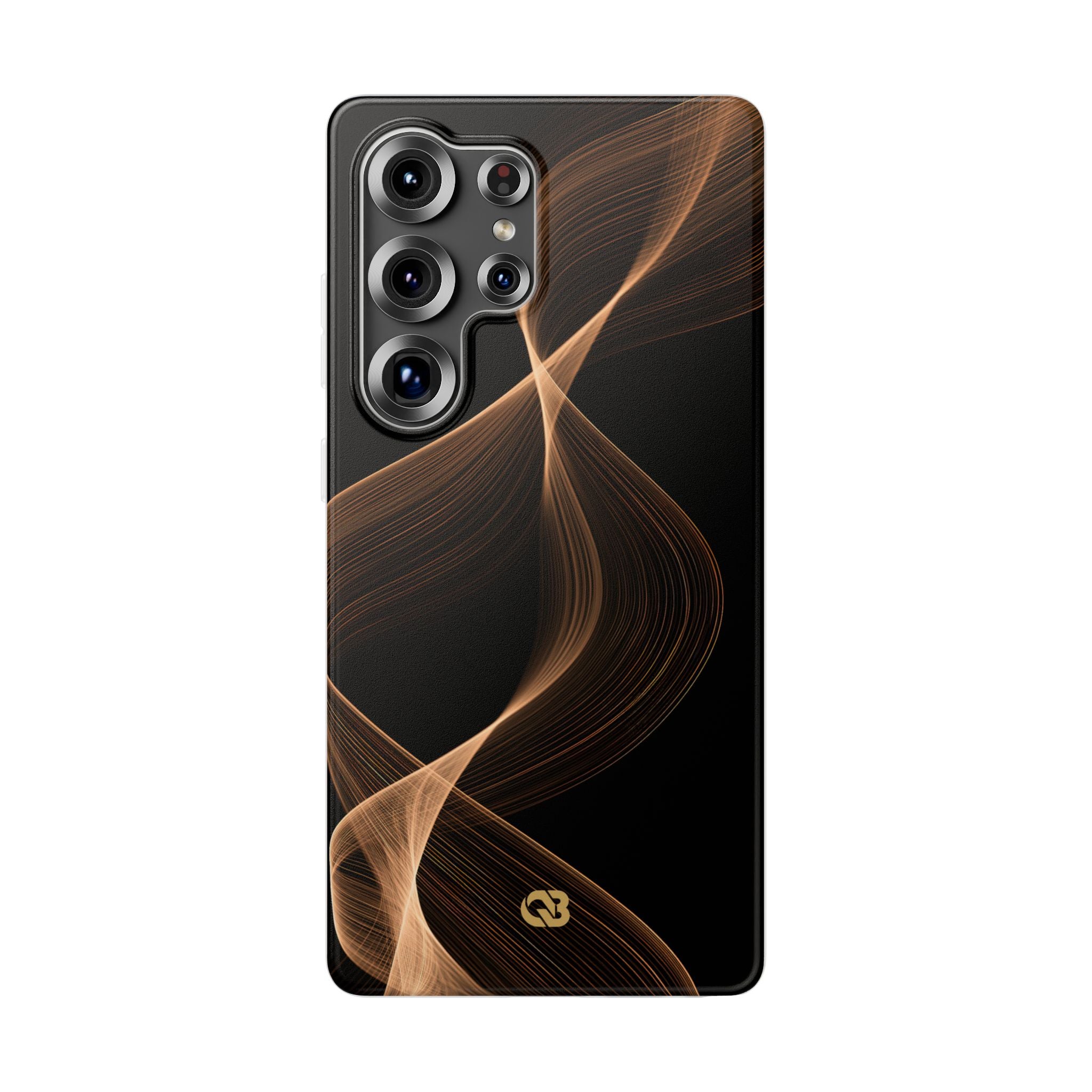 Brown Lite Phone Case for Samsung - Copper Silk Wave