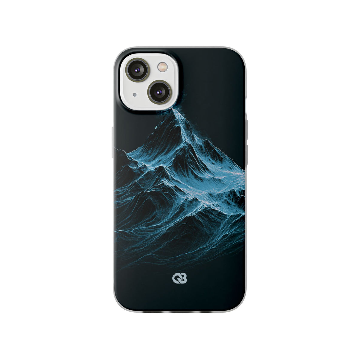 Nordic Frost Peak · Lite Phone Case for iPhone ·  Blue
