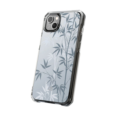 Blue Impact MagSafe Phone Case for iPhone - Slate Bamboo Shadow