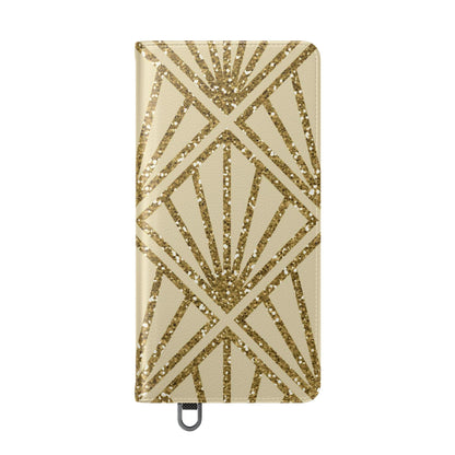 Golden Fan Sparkle - Samsung S25 Ultra Case - Wallet