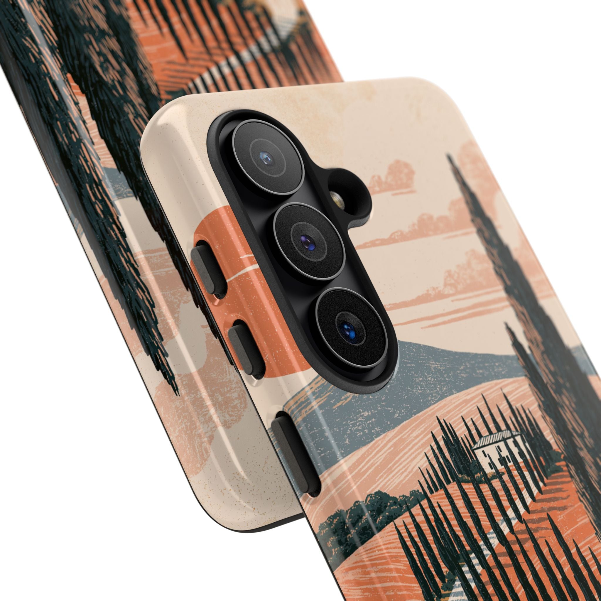 Orange Tough Phone Case for Samsung - Terracotta Ridge Trail