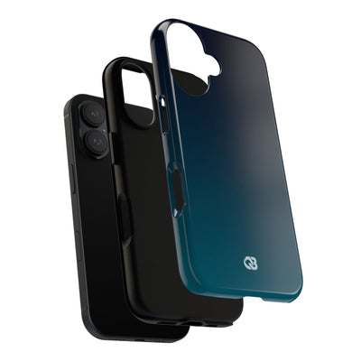 Teal Tough Phone Case for iPhone - Abyss Teal Haze