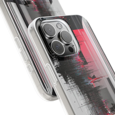 Black Lite Phone Case for iPhone - Crimson Data Leak
