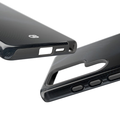Black Tough Phone Case for Samsung - Obsidian Ridge Flux