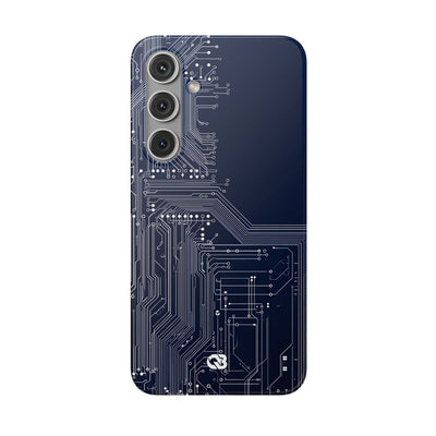 Blue Lite Phone Case for Samsung - Cobalt Data Stream
