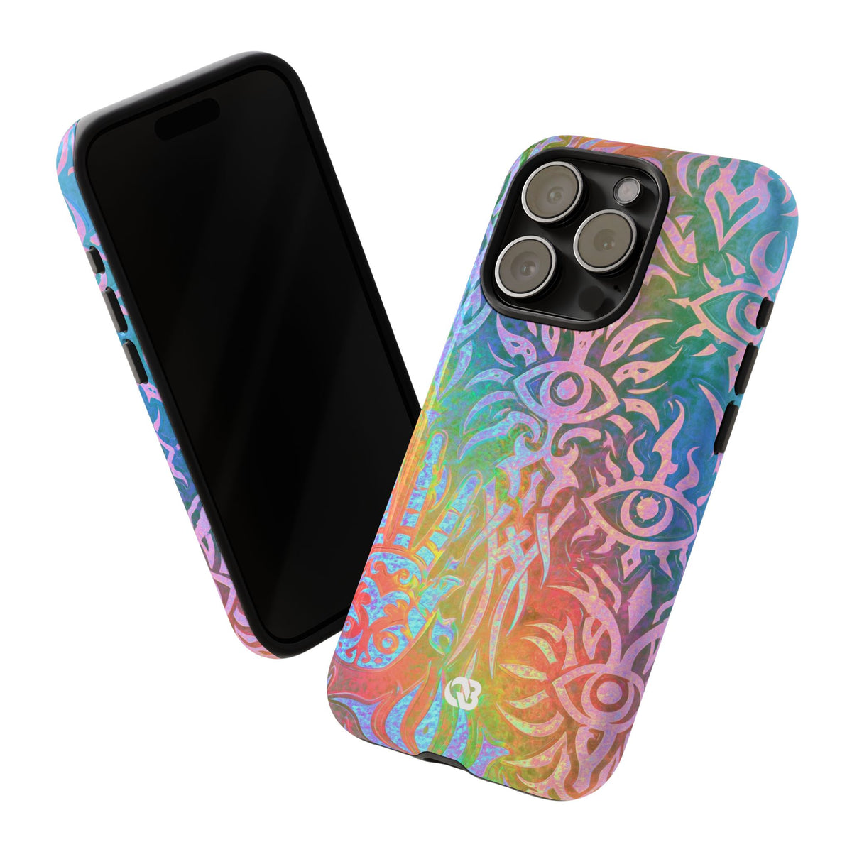 Chromatic Mystic Sigil · Tough Phone Case for iPhone · Blue