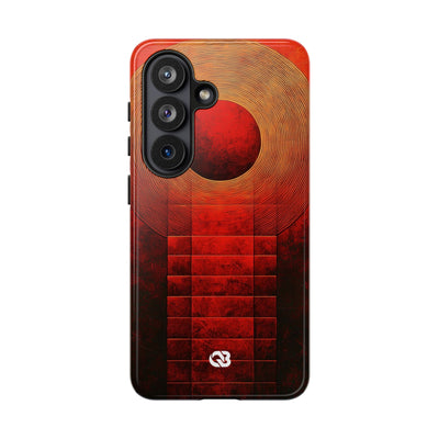 Crimson Solar Halo · Tough Phone Cover for Samsung