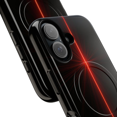 Red Tough 2.0 Magsafe Phone Case for iPhone - Crimson Flare Vector