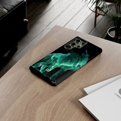 Nordic Aurora Fox · Tough Phone Case for Samsung · Teal