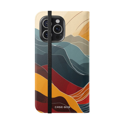 Crimson Hills - iPhone 15 Pro Max Case - Wallet