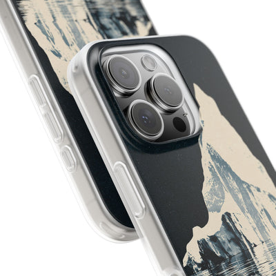 Blue Lite Phone Case for iPhone - Frozen Navy Monolith