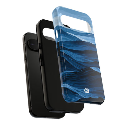 Blue Tough Phone Case for Google Pixel - Cobalt Ridge Tides