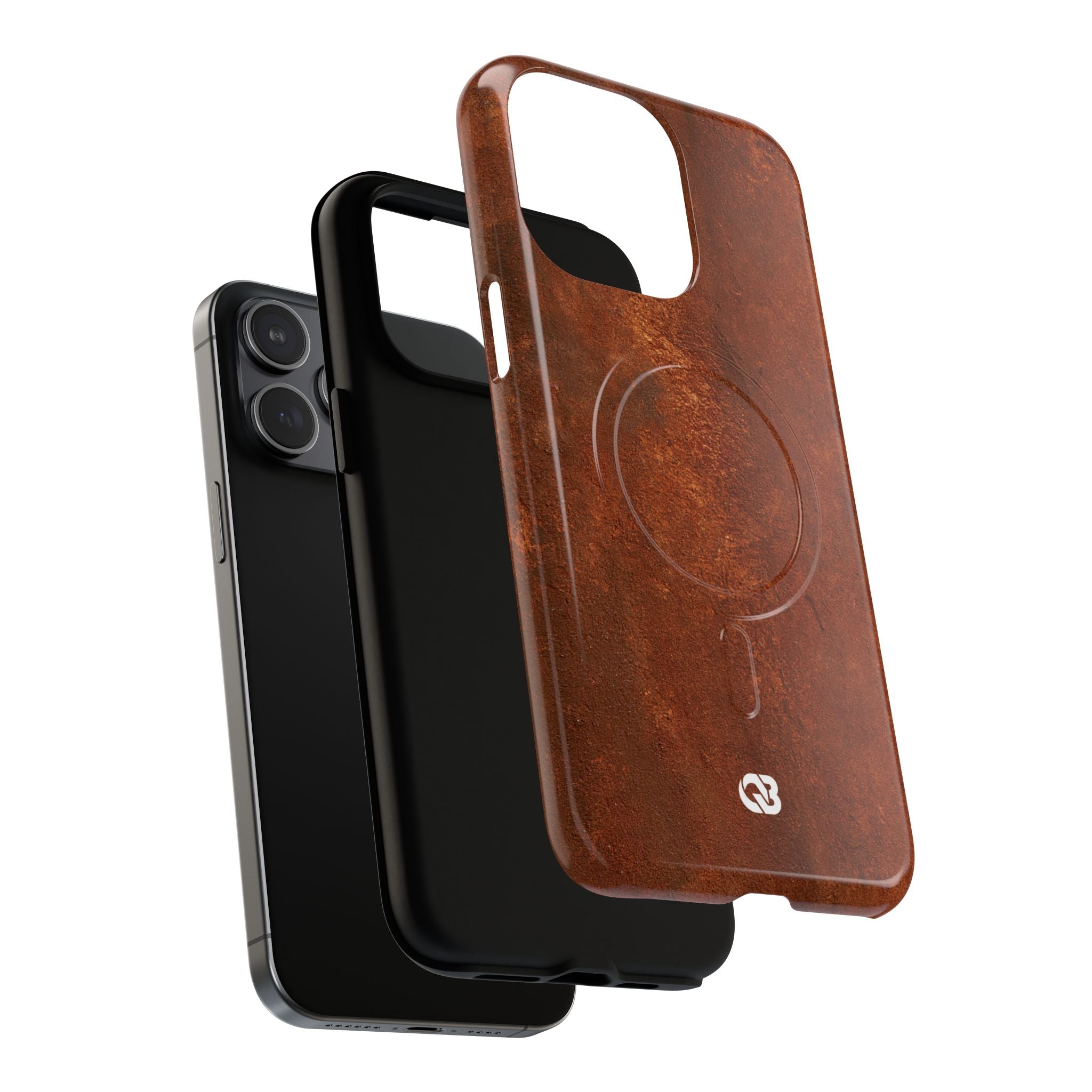 Orange Tough 2.0 Magsafe Phone Case for iPhone - Oxidized Iron Crust