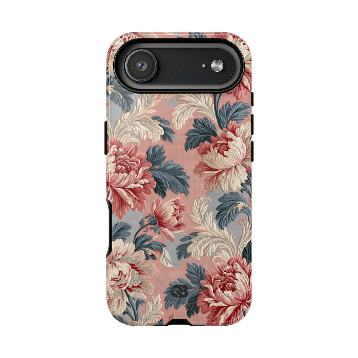 Blush Peony Jacquard · Tough Phone Case for iPhone · Pink