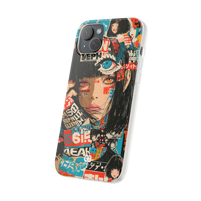 Shibuya Street Collage · Lite Phone Case for iPhone ·  Red