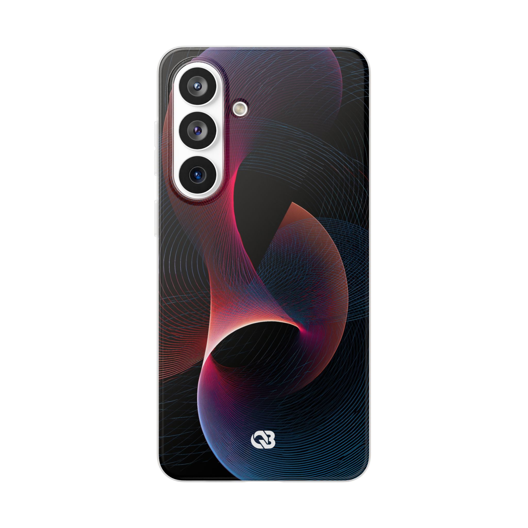 Black Lite Phone Case for Samsung - Cobalt Crimson Flux