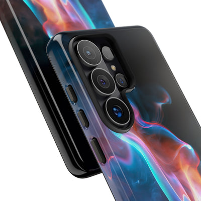 Neon Waveform · Tough Phone Case for Samsung · Black