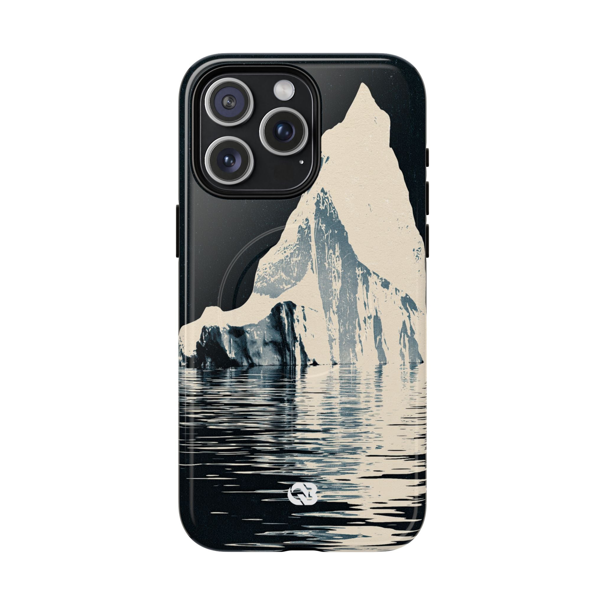 Blue Tough 2.0 Magsafe Phone Case for iPhone - Frozen Navy Monolith