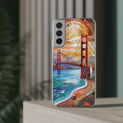 Crimson Arch Coast · Soft Custodia per Samsung