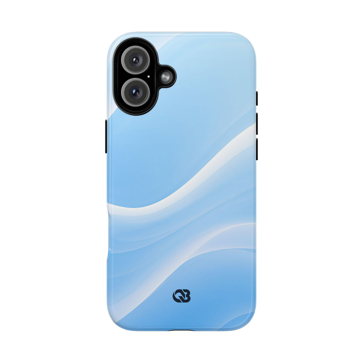 Glacial Contour Flow · Tough Phone Case for iPhone · Blue